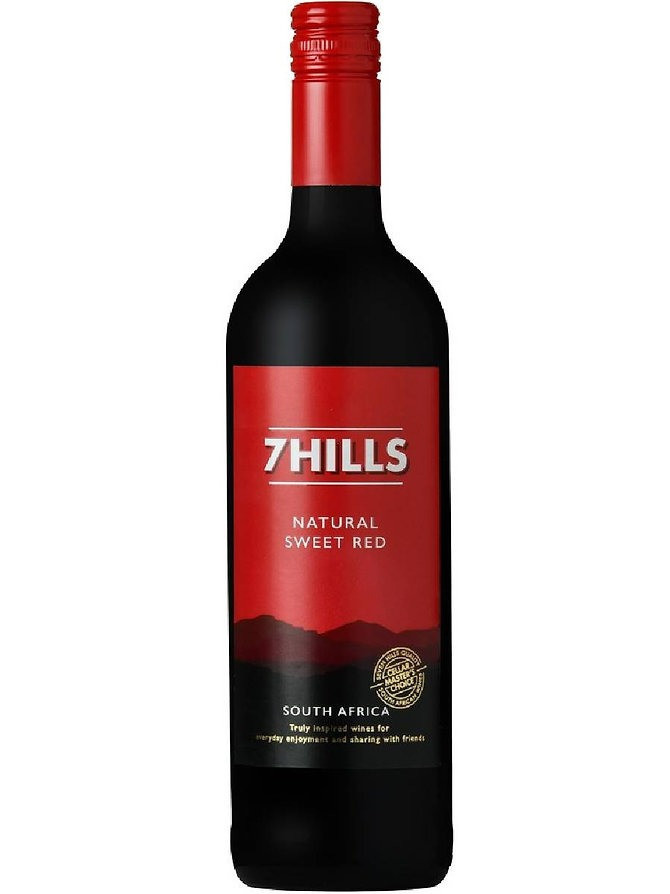 7 Hills Natural Sweet Red Wine 750ml