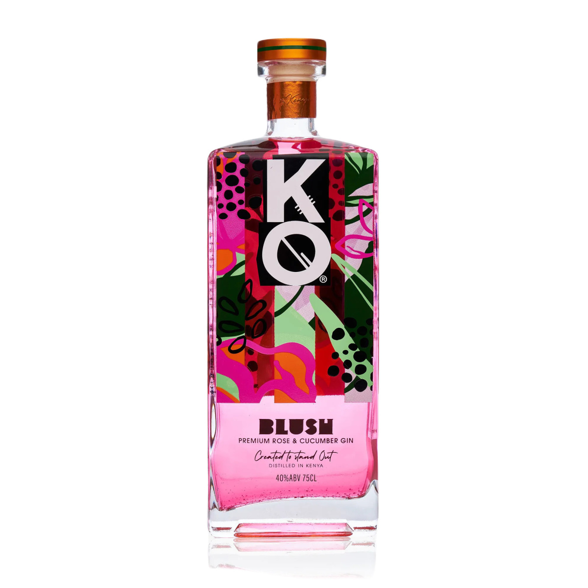 KO Blush Premium Rose & Cucumber Gin 750ml