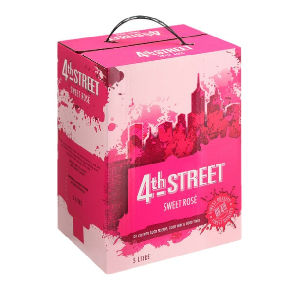 4th Street Sweet Rose Wine 5ltrs