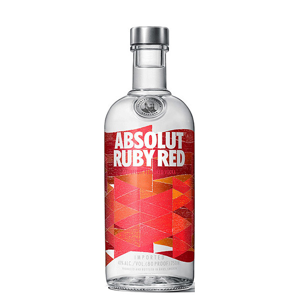 Absolut Ruby Red Premium Vodka 750ml