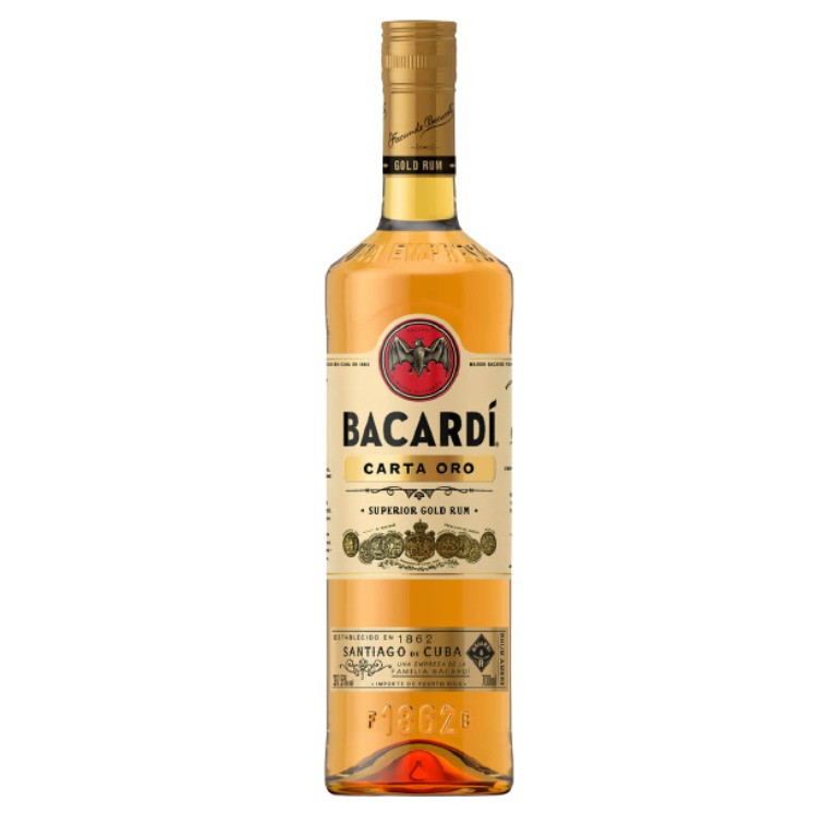 Bacardi Carta Oro Rum 750ml - Image 1
