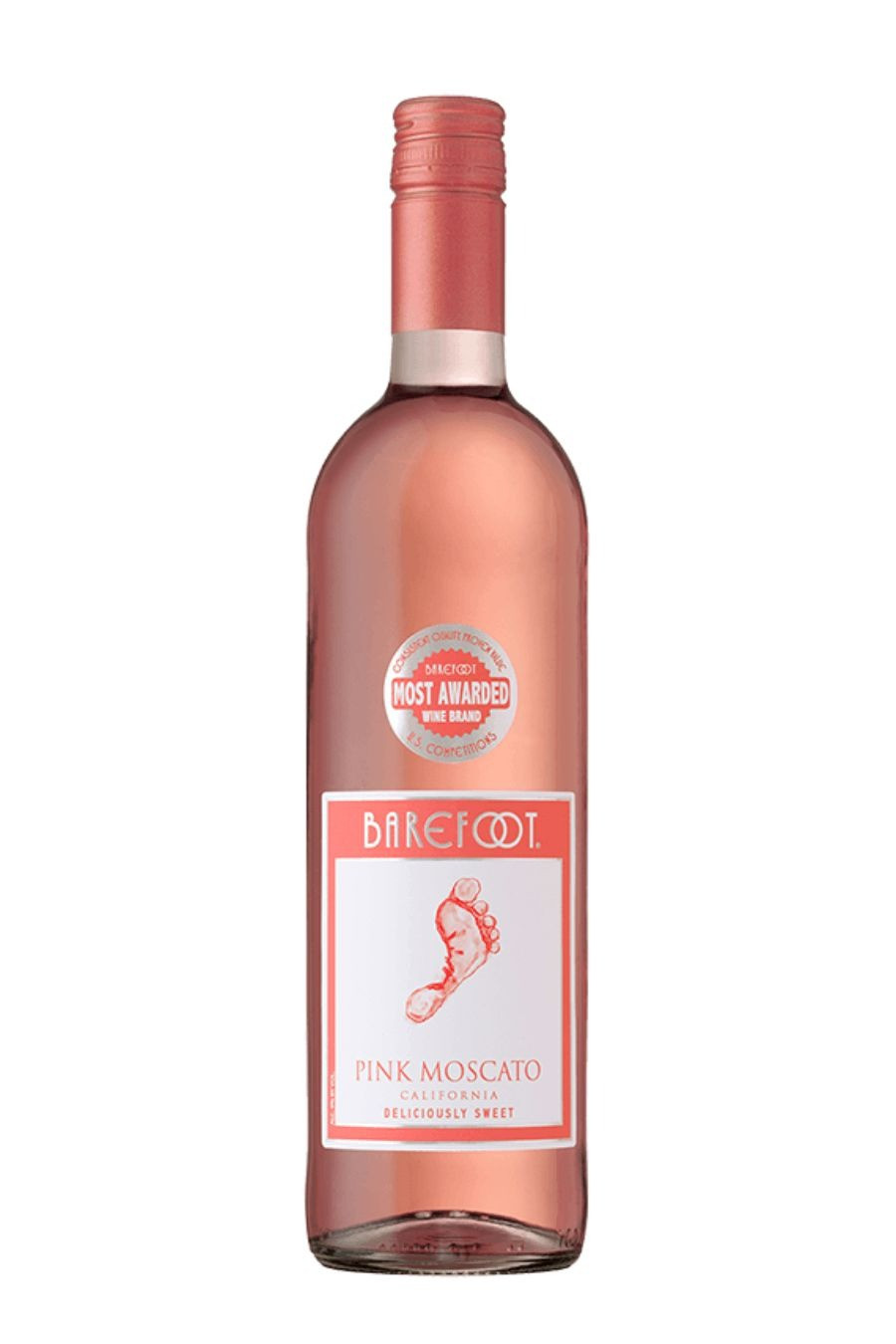 Barefoot Pink Moscato 750ml - Image 1
