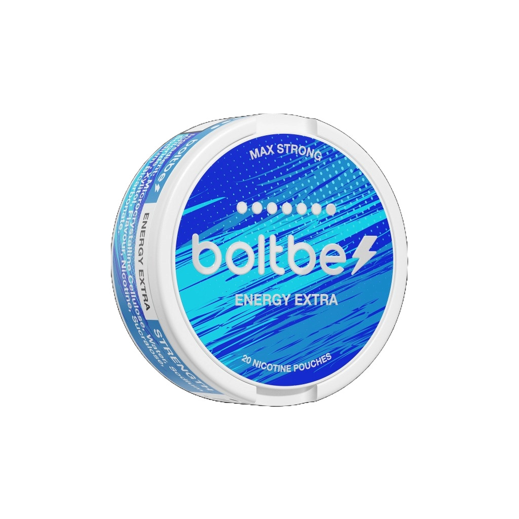 Boltbe Energy Extra 20 Nicotine Pouches 30mg - Image 1