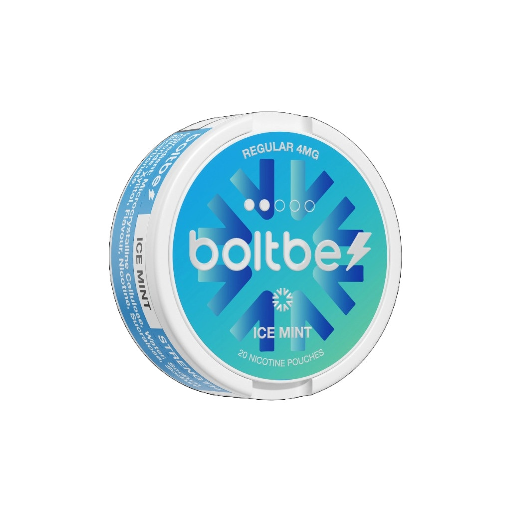 Boltbe Regular Ice Mint 20 Nicotine Pouches 4mg - Image 1