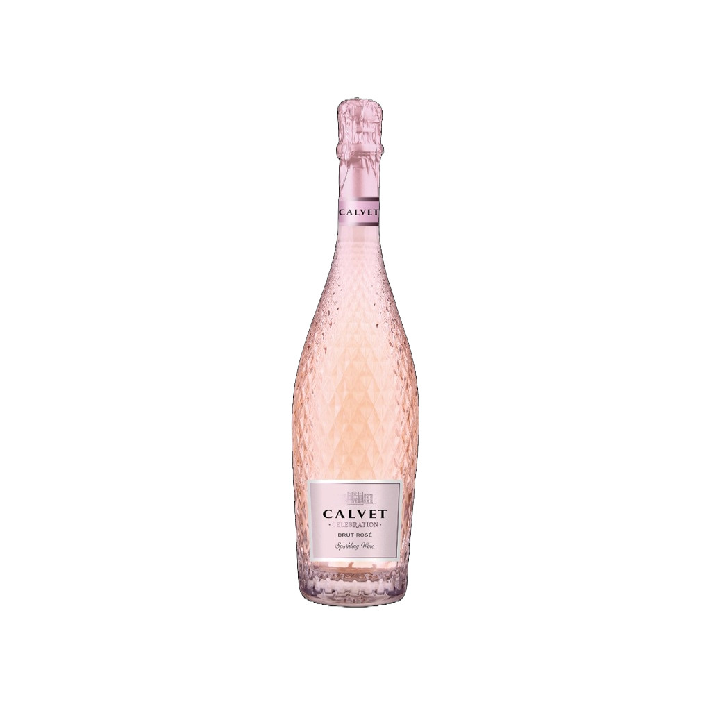 Calvet Celebration Brut Rose Sparkling Wine 750ml - Image 1