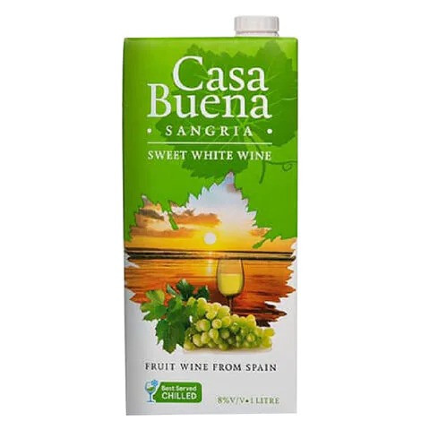 Casa Buena Sangria White Sweet Wine 1L