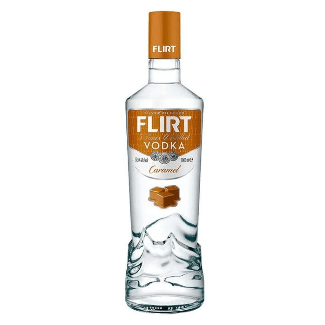 Flirt Caramel Premium Vodka 1L - Image 1