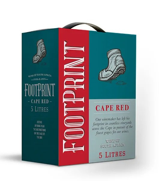 Footprint Cape Red Boxed Wine 5ltrs