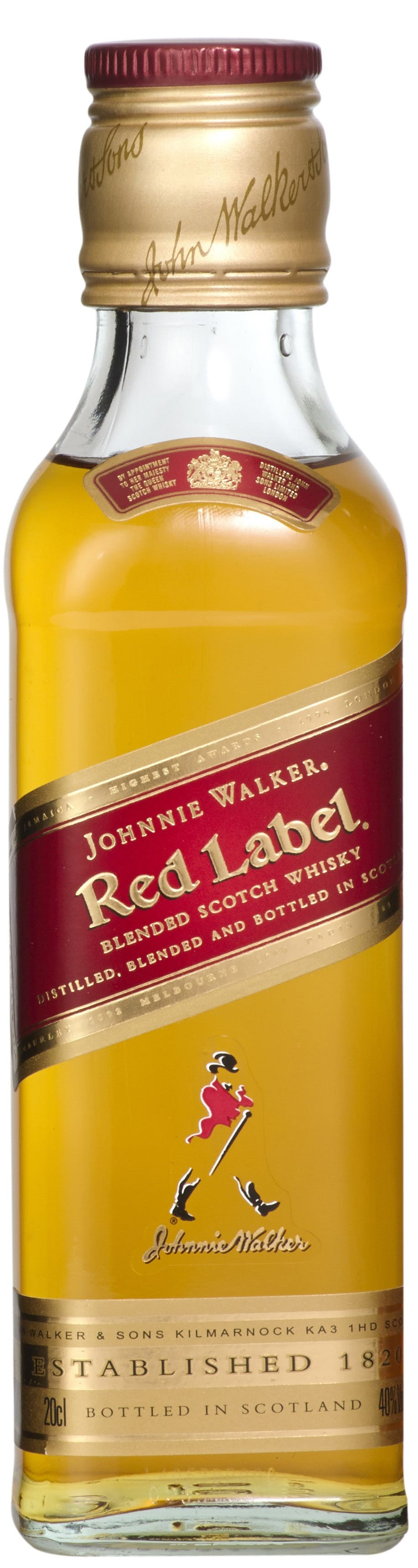 Johnnie Walker Red Label Blended Scotch Whiskey 250ml