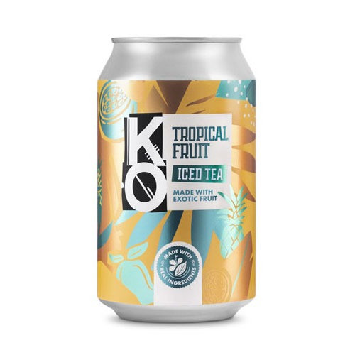 KO Tropical Fruit Iced Tea Can 330ml