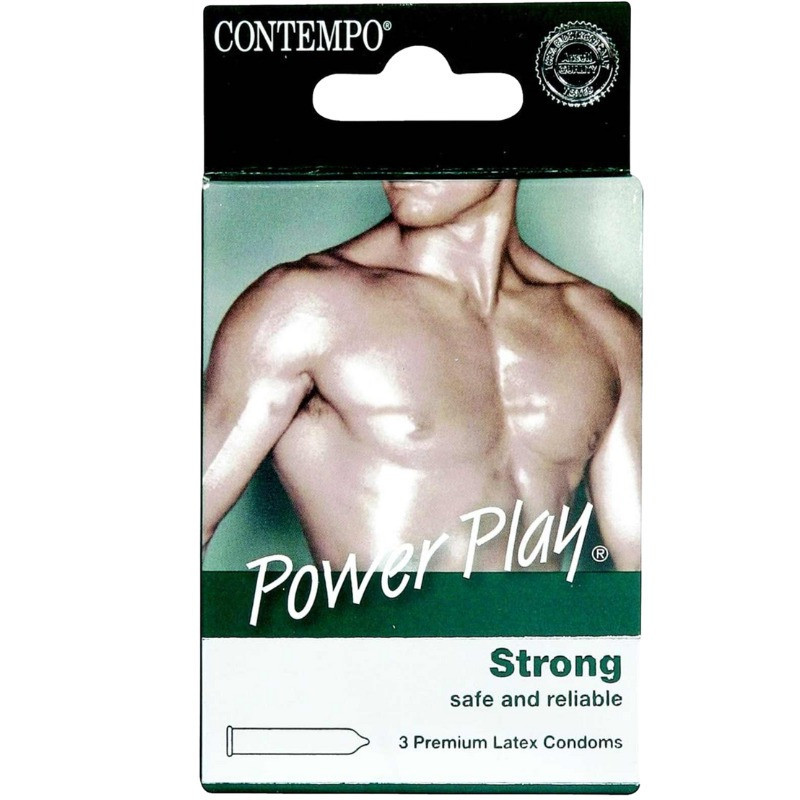 Power Play Strong Condoms - Image 1