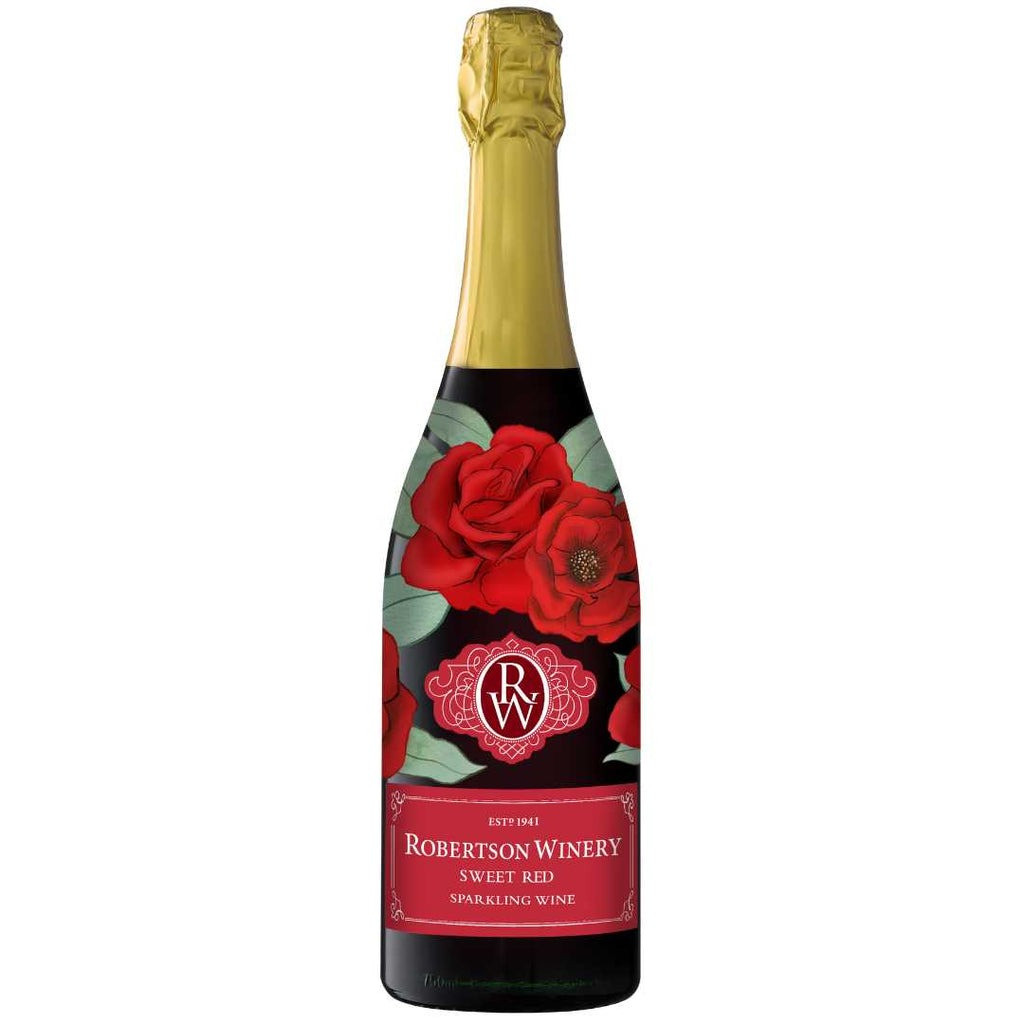 Robertson Winery Sweet Red Sparkling Wine 750ml - Image 1