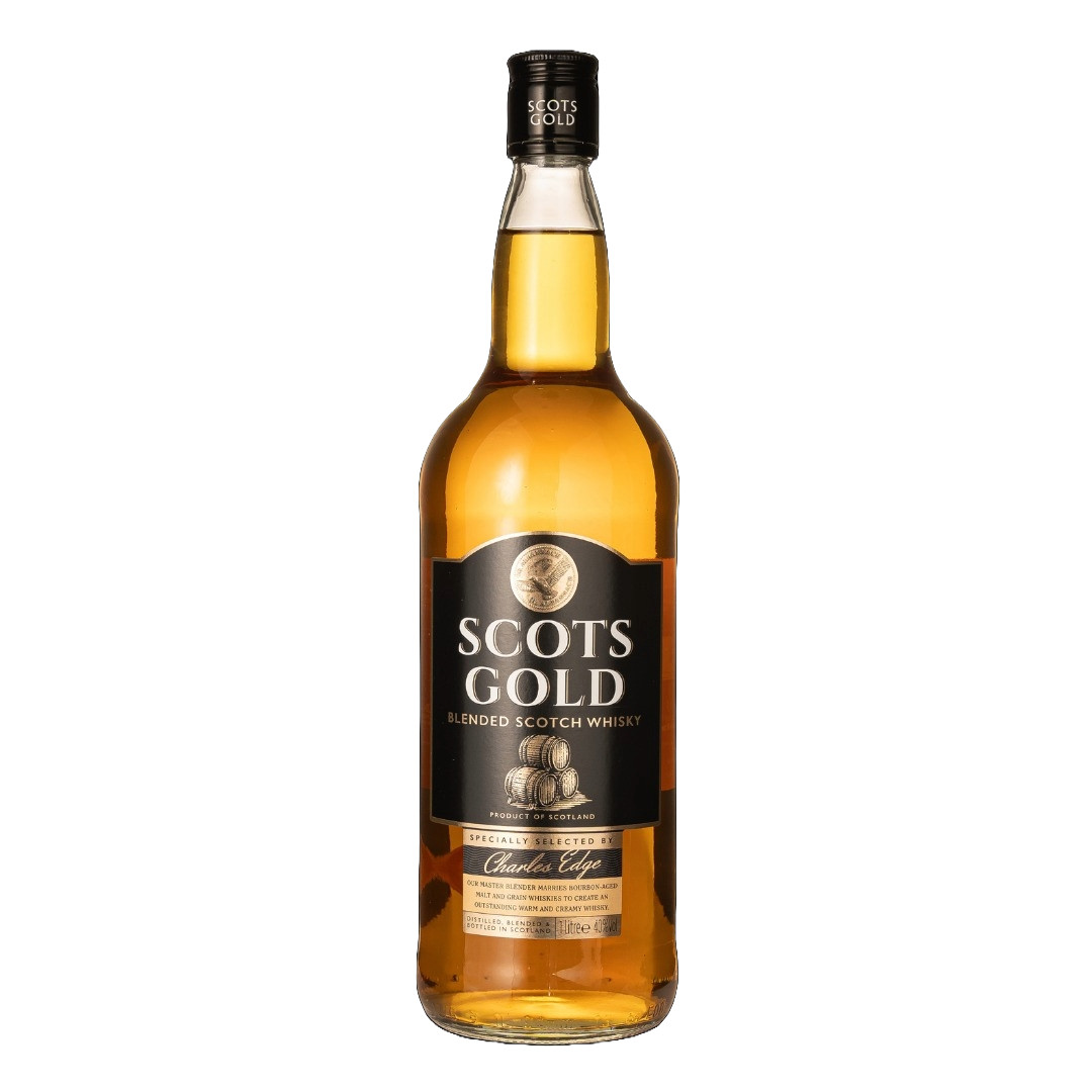 Scots Gold Black Blended Scotch Whiskey 750ml - Image 1