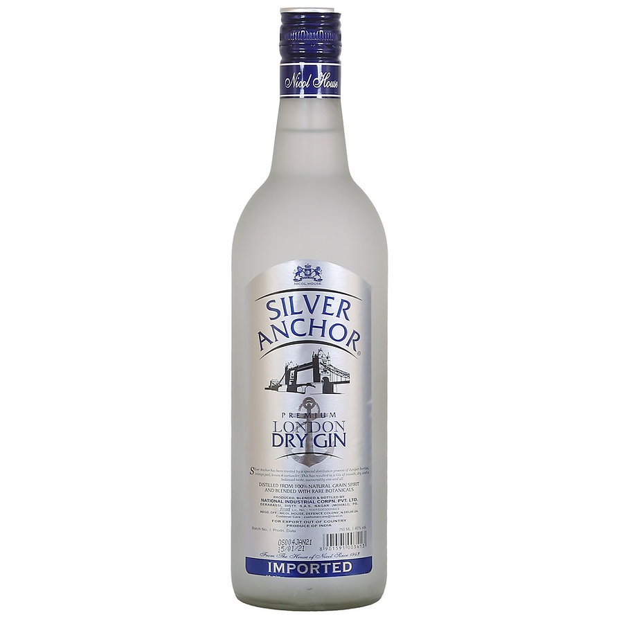Silver Anchor Premium London Dry Gin 750ml
