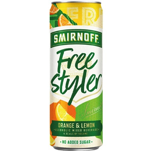 Smirnoff Freestyler Orange & Lemon Vodka 330ml