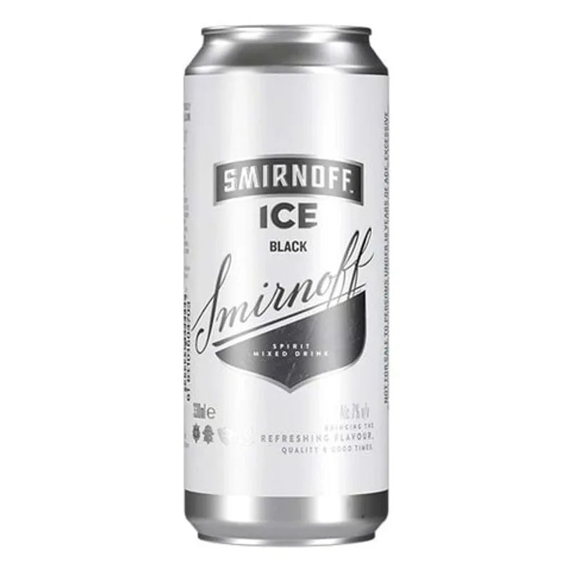 Smirnoff Ice Black Can Vodka 330ml - Image 1