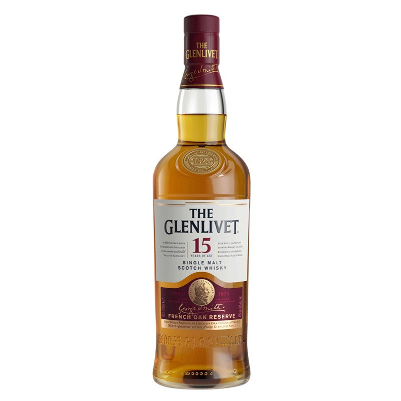 The Glenlivet 15yrs Single Malt Scotch Whiskey 700ml - Image 1