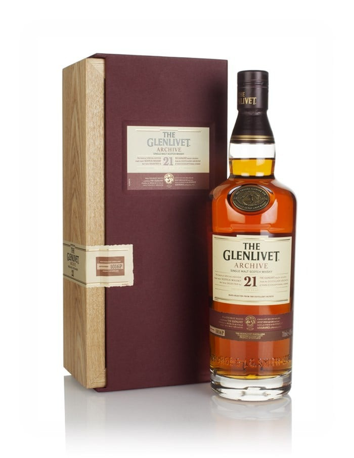 The Glenlivet Achieve 21yrs Scotch Whiskey 750ml.