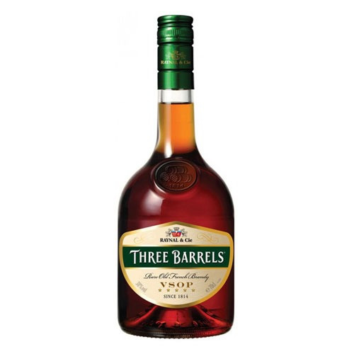 Three Barrels VSOP Brandy 1L