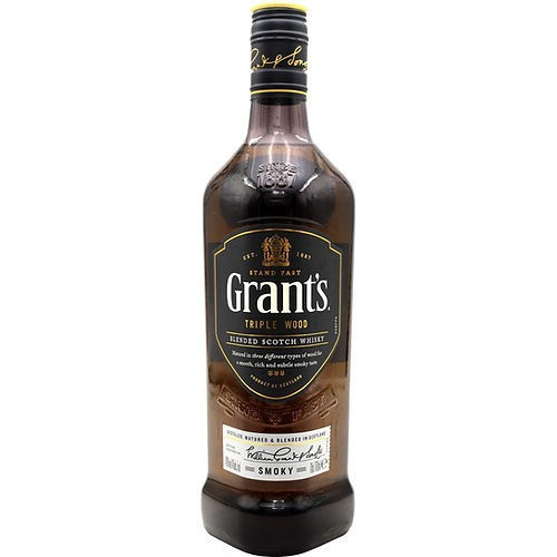 Grant's Triple Wood Smoky Blended Scotch Whiskey 700ml