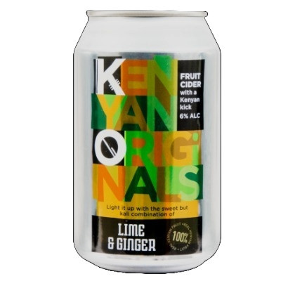 KO Lime & Ginger Cider Can 330ml
